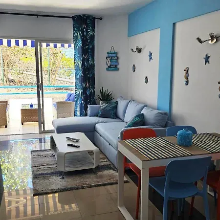 Apartment Blue Bay Paradise With Heated Pool - Front With Sea View *